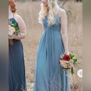 🔵”NWT” CHIC Blue Sleeveless Many Occasions Dress/Gown